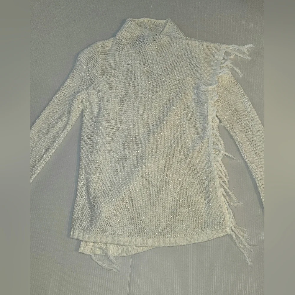 INC International Concepts Whit And Gold Women's Cardigan B3 - Picture 4 of 5